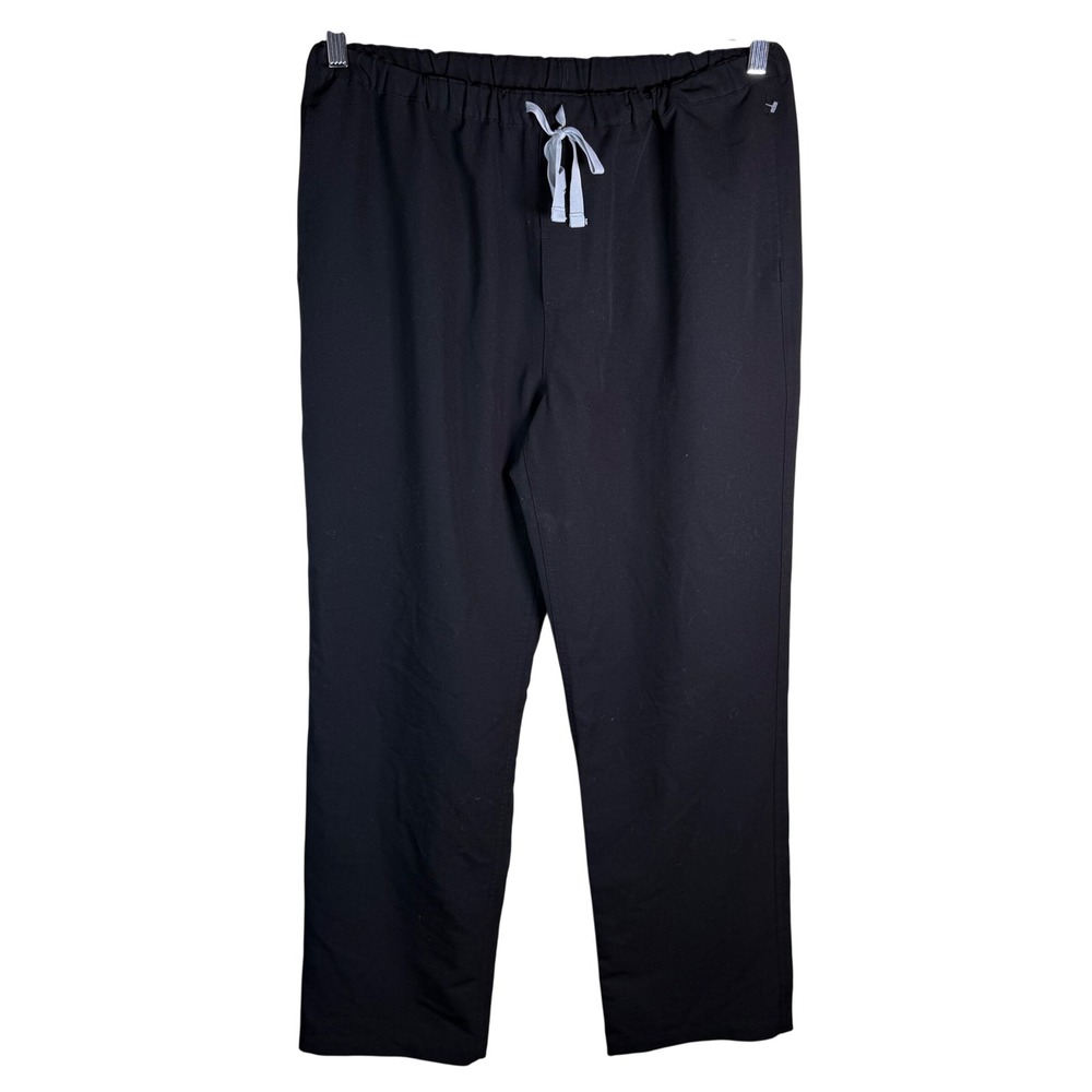 Figs Pisco Basic Scrub Pants Mens Large Black Technical Collection Healthcare